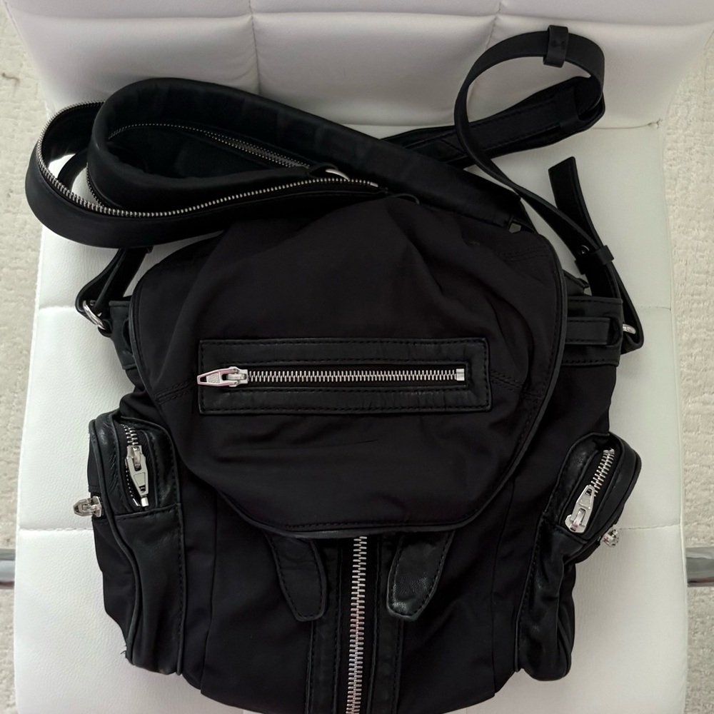 Women’s Alexander Wang Marti Cloth Backpack Bag With Crossbody Strap